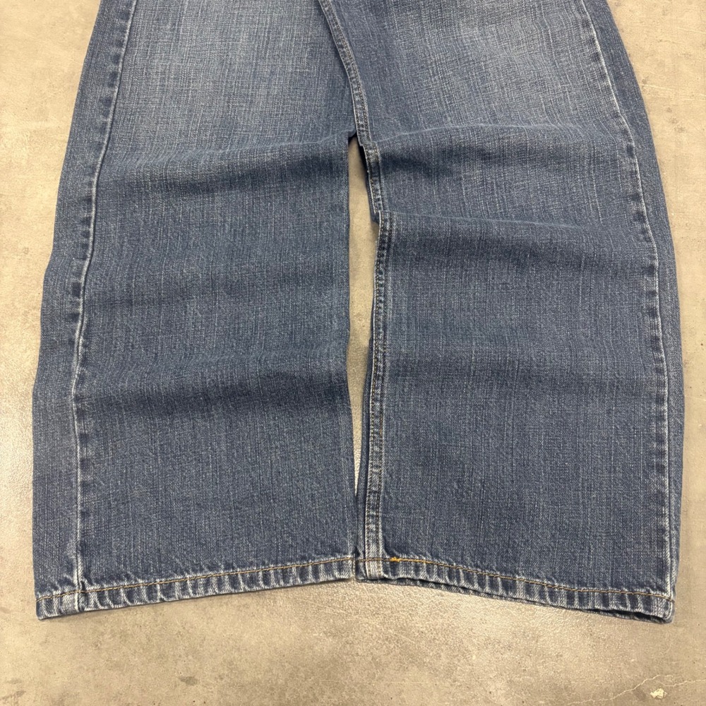 Levis 569 Loose Dark Straight Leg Jeans Mens 33x34 Blue Baggy Skate Denim Pants - Picture 3 of 6